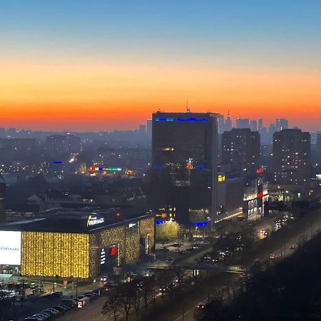 Apartament Skyscrapper Z Widokiem Na Panorame Warszawy Варшава Экстерьер фото