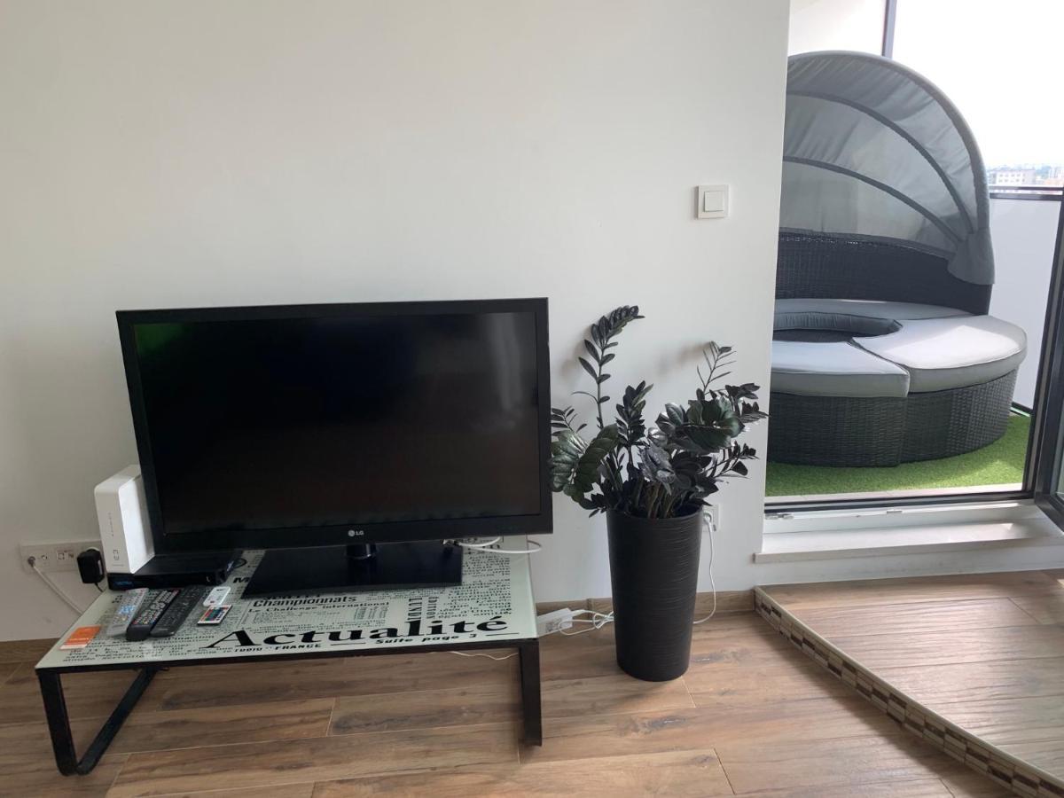 Apartament Skyscrapper Z Widokiem Na Panorame Warszawy Варшава Экстерьер фото