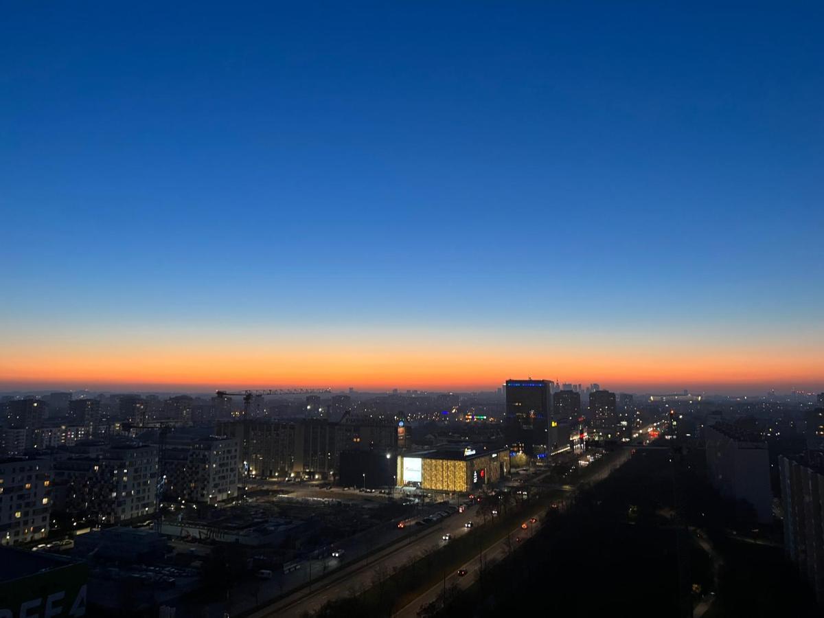 Apartament Skyscrapper Z Widokiem Na Panorame Warszawy Варшава Экстерьер фото